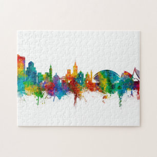 Valencia Spain Skyline Jigsaw Puzzle