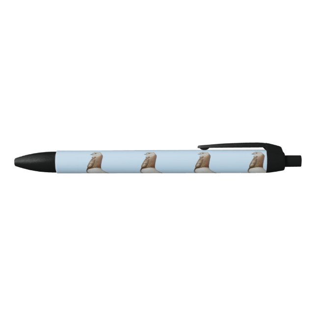 Valencian Figurita Pigeon Black Ink Pen (Top)