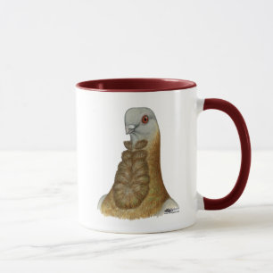 Valencian Figurita Pigeon Portrait Mug