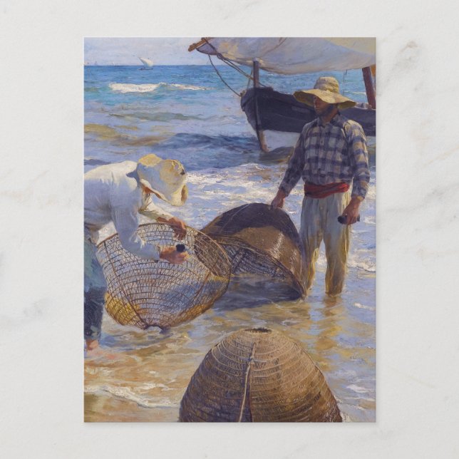 Valencian Fisherman - Joaquín Sorolla Postcard (Front)