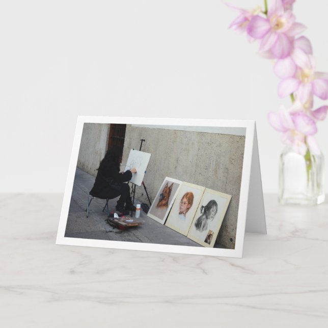 Valencian Street Artist, España Card (Orchid)