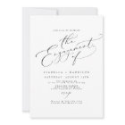 VALENTINA Elegant Minimal Script Engagement Party