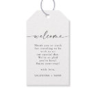 VALENTINA Modern Minimalist Boho Wedding Welcome