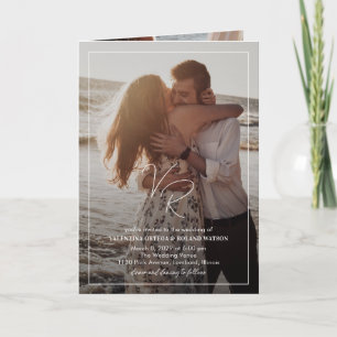Valentina Photo Modern Wedding Invitation