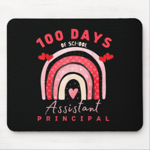 Valentine 100 Days Of School Istant Principal Fun  Mouse Pad