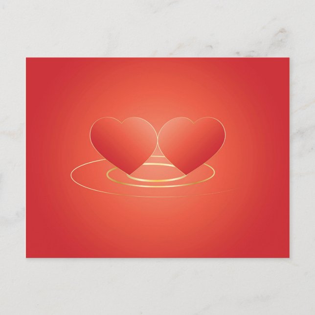 Valentine 5 holiday postcard (Front)
