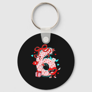 Valentine 67 Six Seven Meme Dabbing Hearts Matchin Key Ring