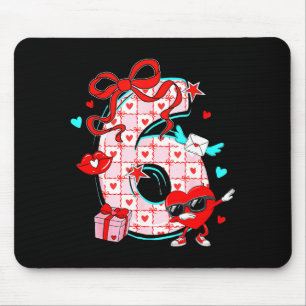Valentine 67 Six Seven Meme Dabbing Hearts Matchin Mouse Pad