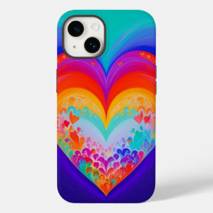 Valentine Abstract Hearts  Case-Mate iPhone 14 Case