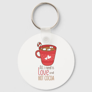 Valentine Art All I Need Is Love Key Ring