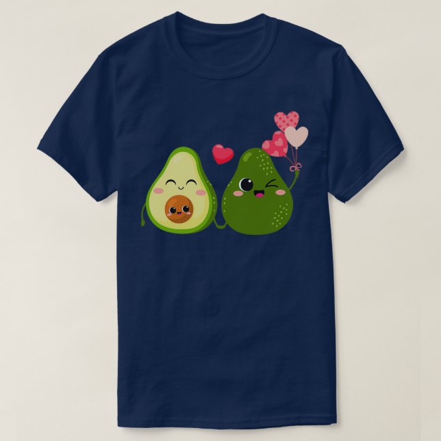Valentine Avocado Classic TShirt (Design Front)
