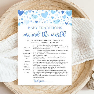 Valentine Baby Traditions Around The World Game Invitation