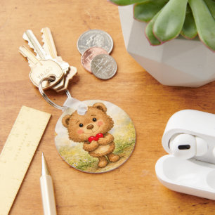 Valentine Bear Key Ring