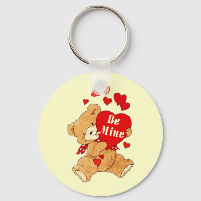 Valentine Bear Keychain (Front)
