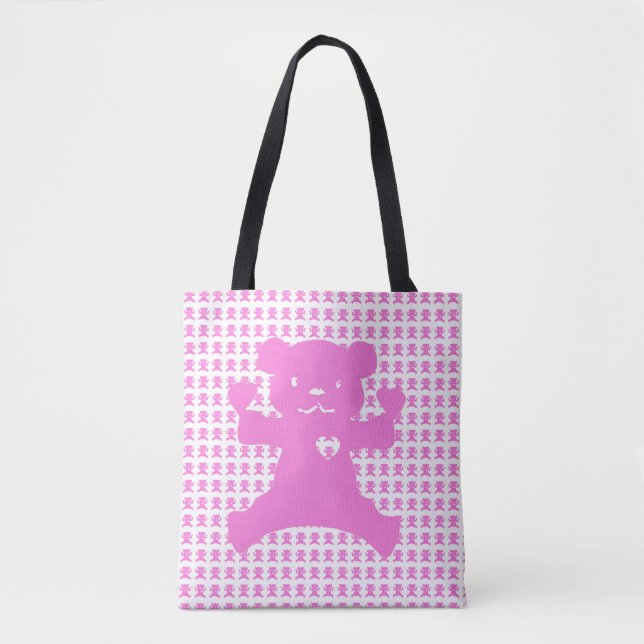 Valentine Bear Tote Bag (Front)