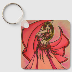 Valentine Belly Dancer Key Ring