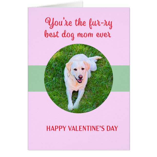 Valentine Best Dog Mum Love Cute (Front)