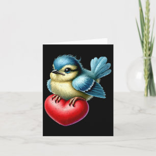 Valentine Bird Day Birding Birdwatching Birdwatche Card