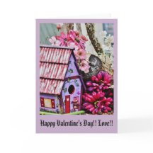 Valentine Birdhouse Still-life