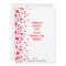 Valentine Birthday Confetti Hearts Customised Card