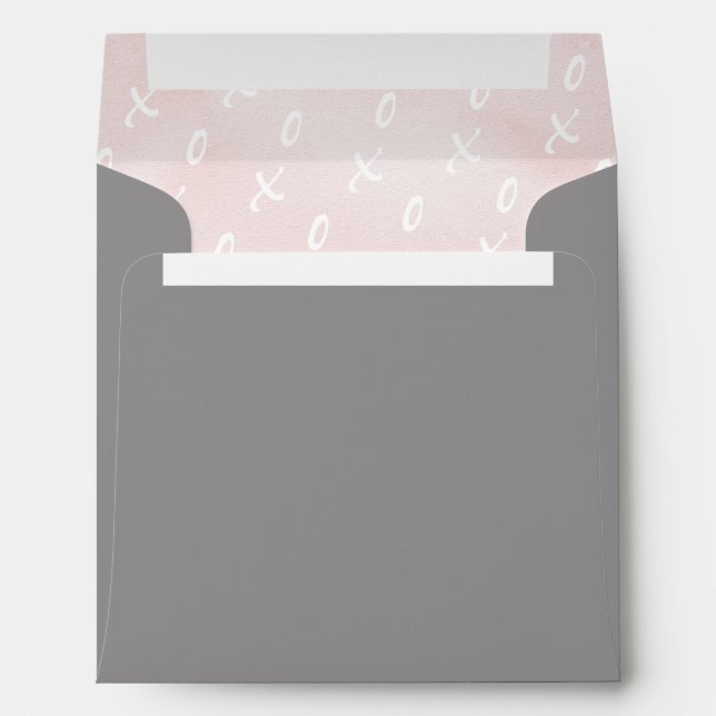 Valentine Birthday Return Address Envelopes (Back (Bottom))