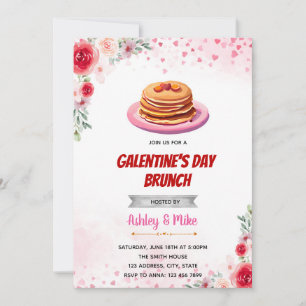 Valentine brunch invitation