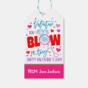 Valentine Bubble Gift Tag