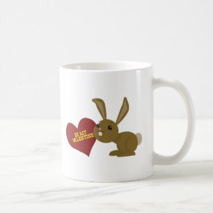 valentine bunny coffee mug
