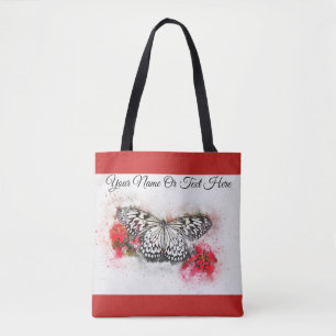 Valentine Butterfly Tote Bag