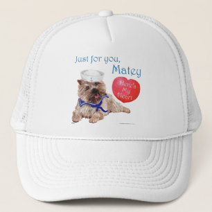 Valentine Cairn Terrier Trucker Hat