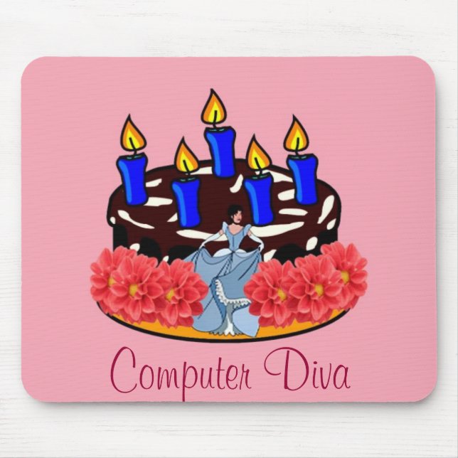 Valentine Cake Mouse Pad (Front)
