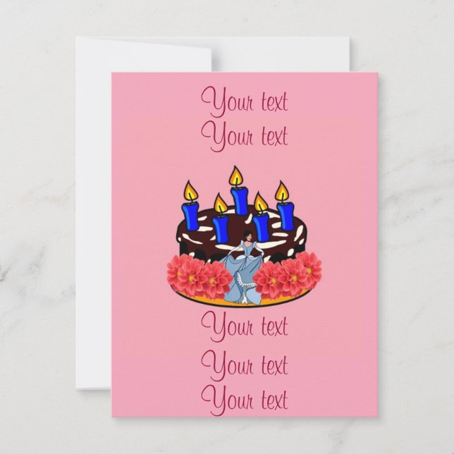 Valentine Cake Rack Cards (Front)