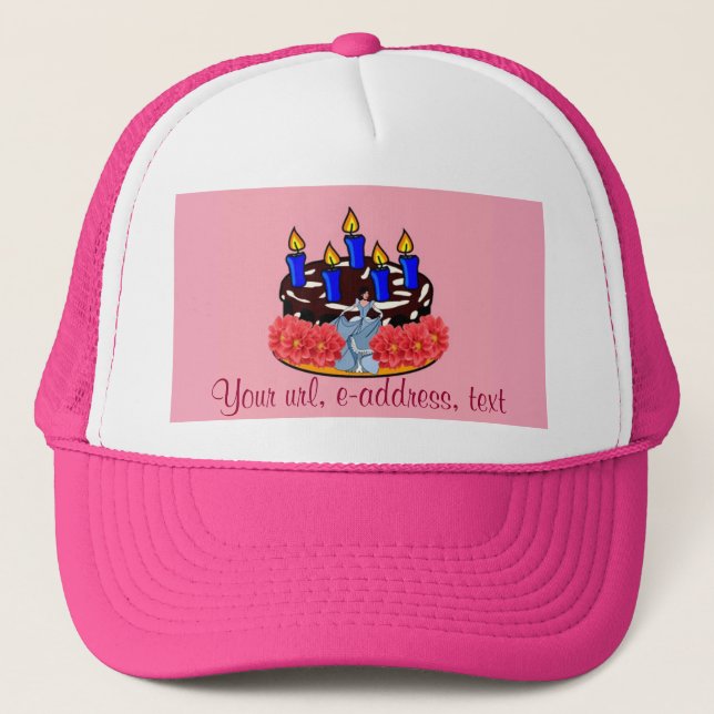 Valentine Cake Trucker Hat (Front)