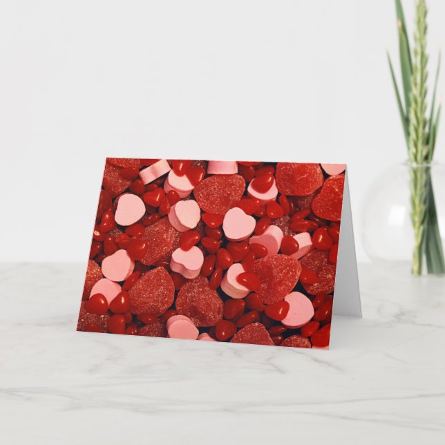 Valentine Candies Holiday Card (Front)
