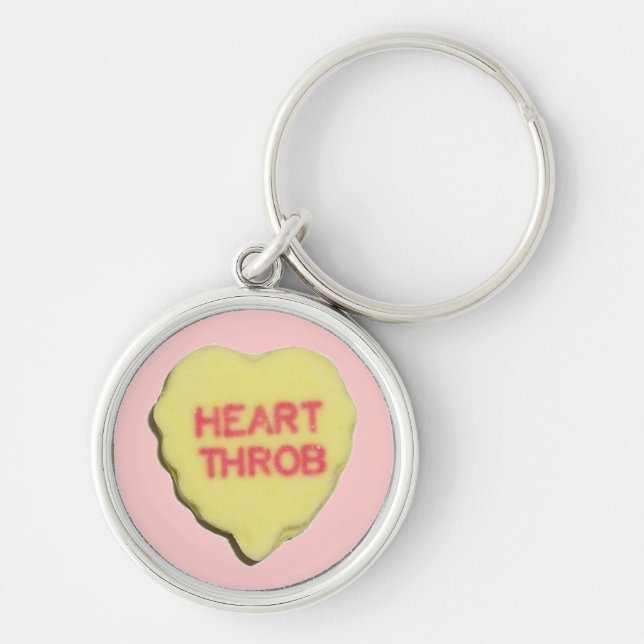 Valentine Candy Heart Key Ring (Front)