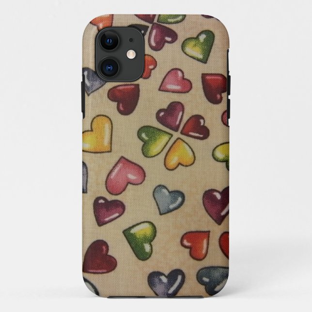 Valentine Candy Hearts Case-Mate iPhone Case (Back)