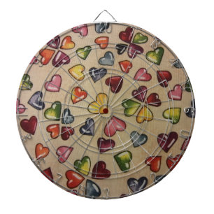 Valentine Candy Hearts Dartboard