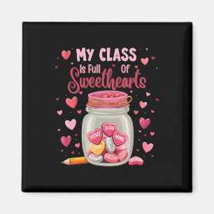 Valentine Candy Jar Teacher  Magnet