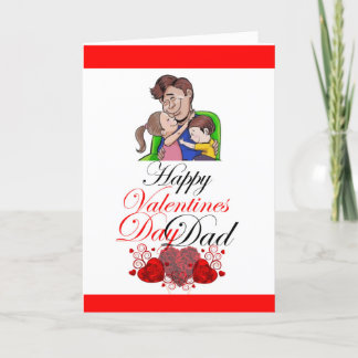Valentine card for dad