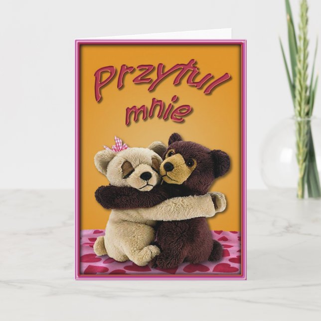 Valentine Card in Polish (Front)