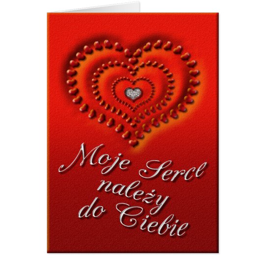 Valentine Card in Polish