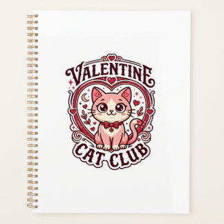 Valentine Cat Funny Cat Lover Design - Valentine C Planner