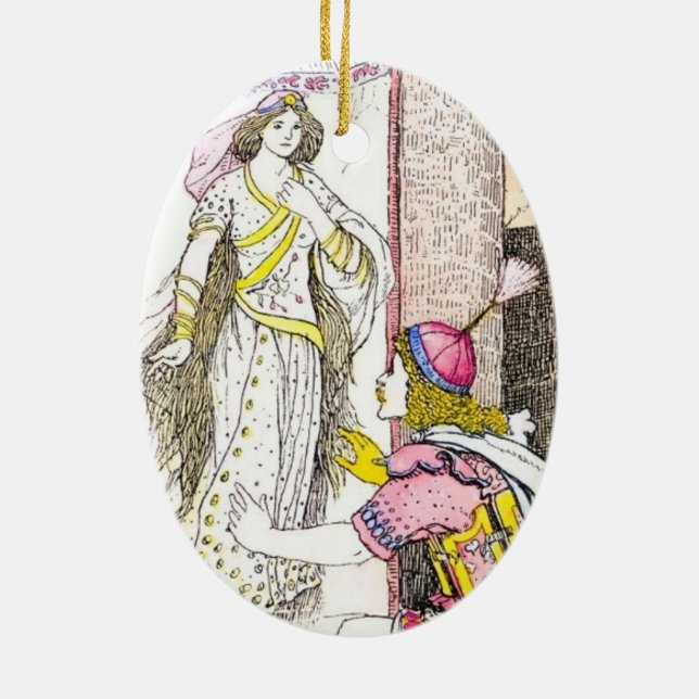 Valentine Ceramic Ornament (Back)