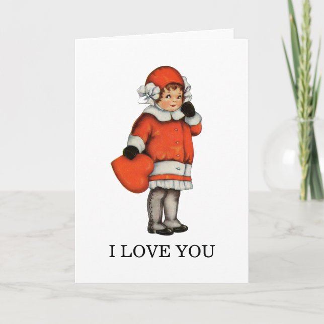 Valentine Child Holiday Card (Front)