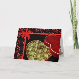 Valentine Chocolate Holiday Card
