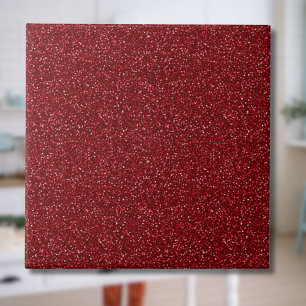 Valentine Classic Trendy Red Glitter Ceramic Tile