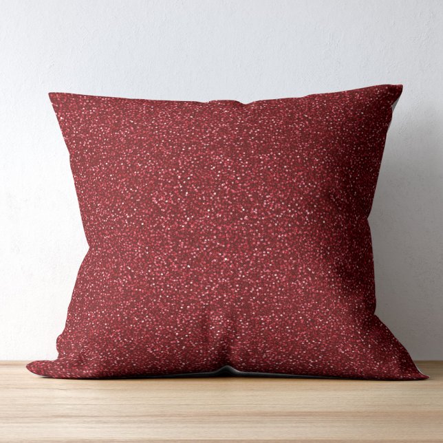 Valentine Classic Trendy Red Glitter Cushion (Creator Uploaded)