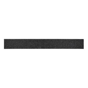 Valentine Collection Plain Black Glitter Grosgrain Ribbon