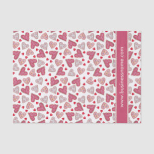 Valentine Cookie Collage Tissue Paper