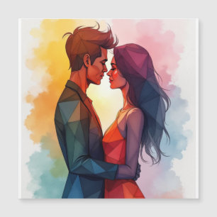 Valentine Couple Abstract 